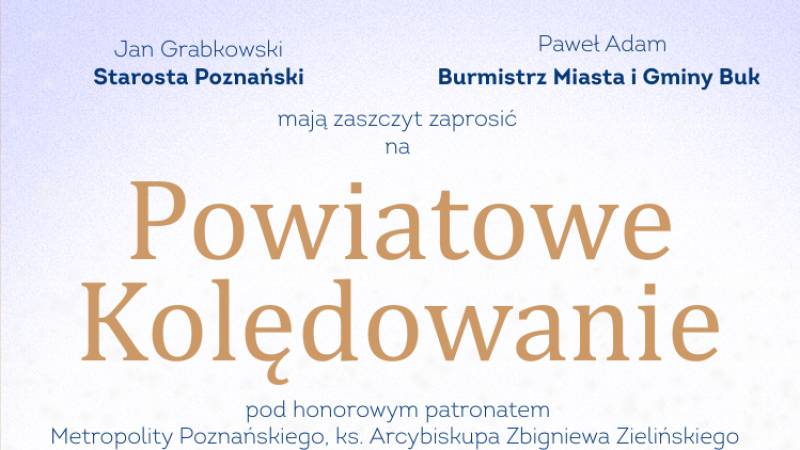 POWIATOWE KOLĘDOWANIE