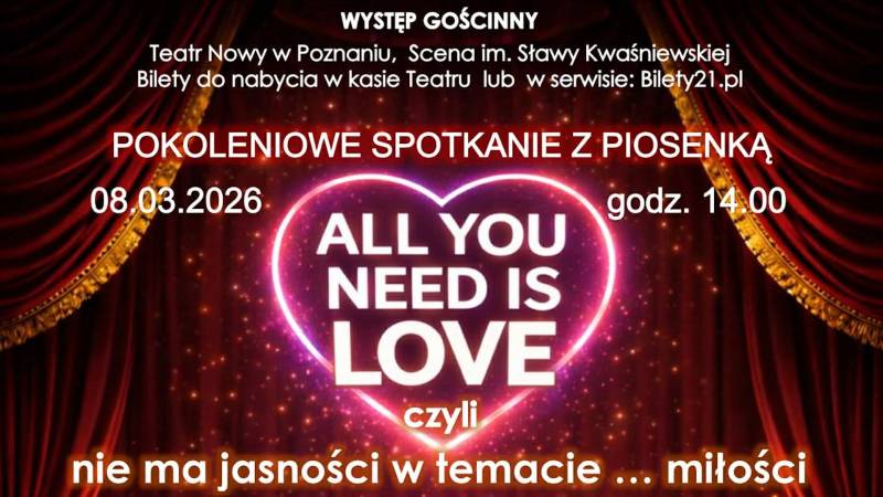 ALL YOU NEED IS LOVE - ZAPOWIEDŹ